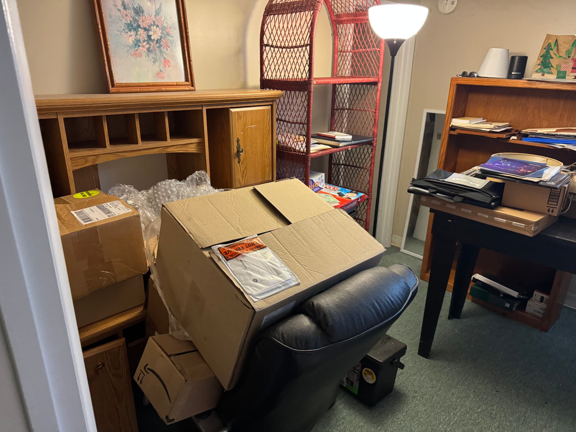 Gallery photos for Cluttered Basement Room Cleared Out in Merrimack NH: Image #1