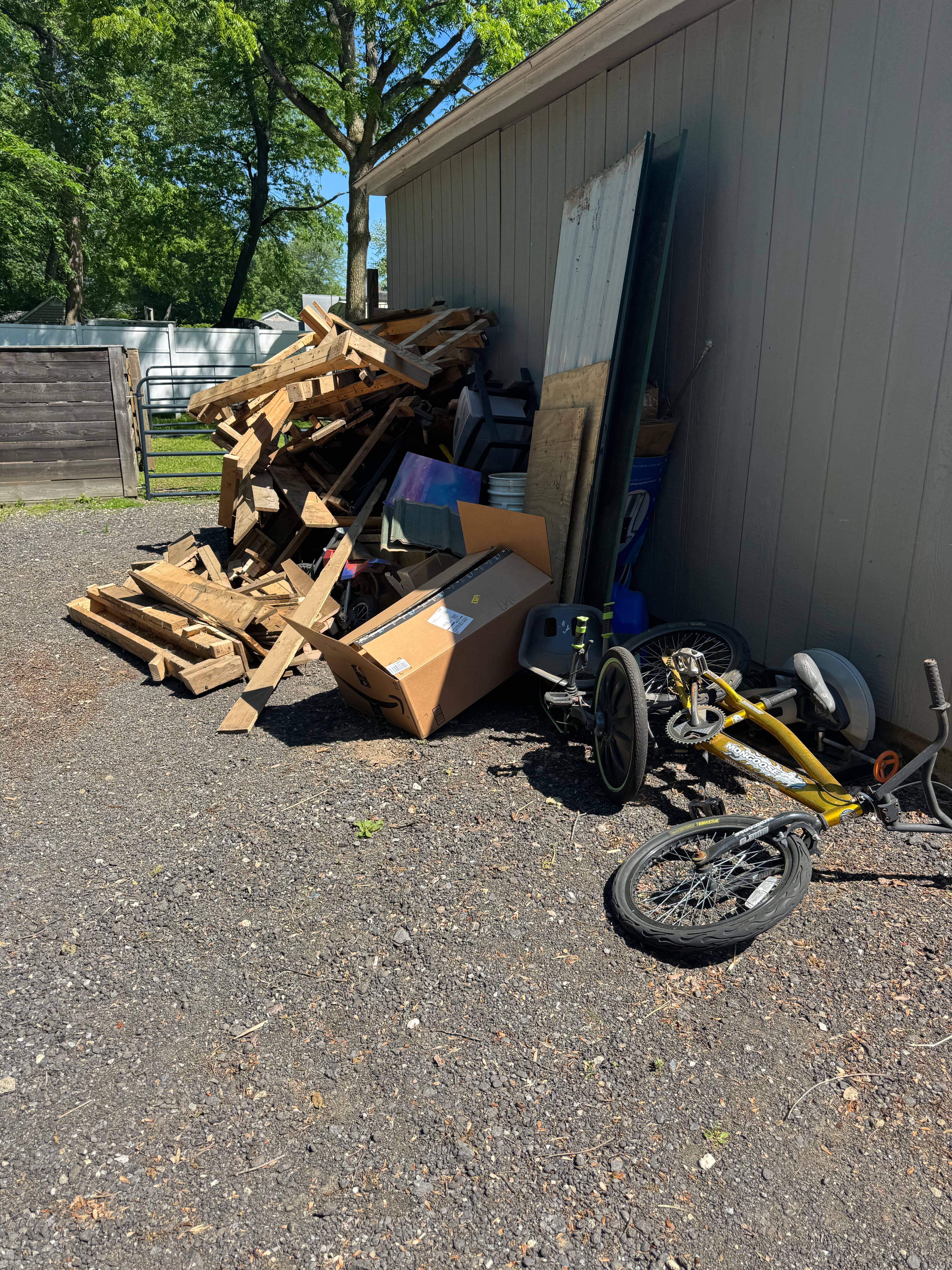 Project Demo Debris and Household Junk Hauled Away in Hudson NH image