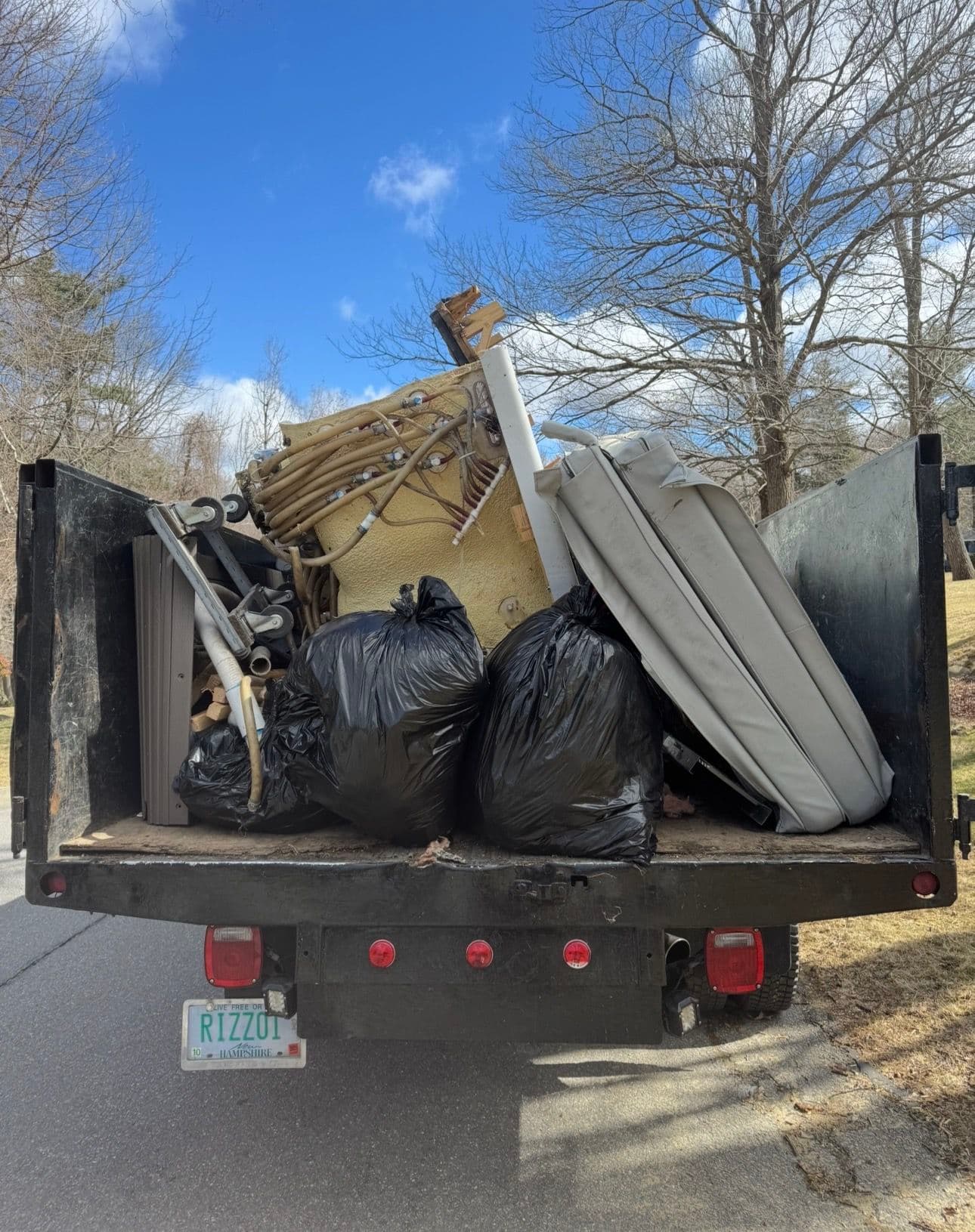 Gallery photos for Hot Tub Removal in Hollis NH: Image #1