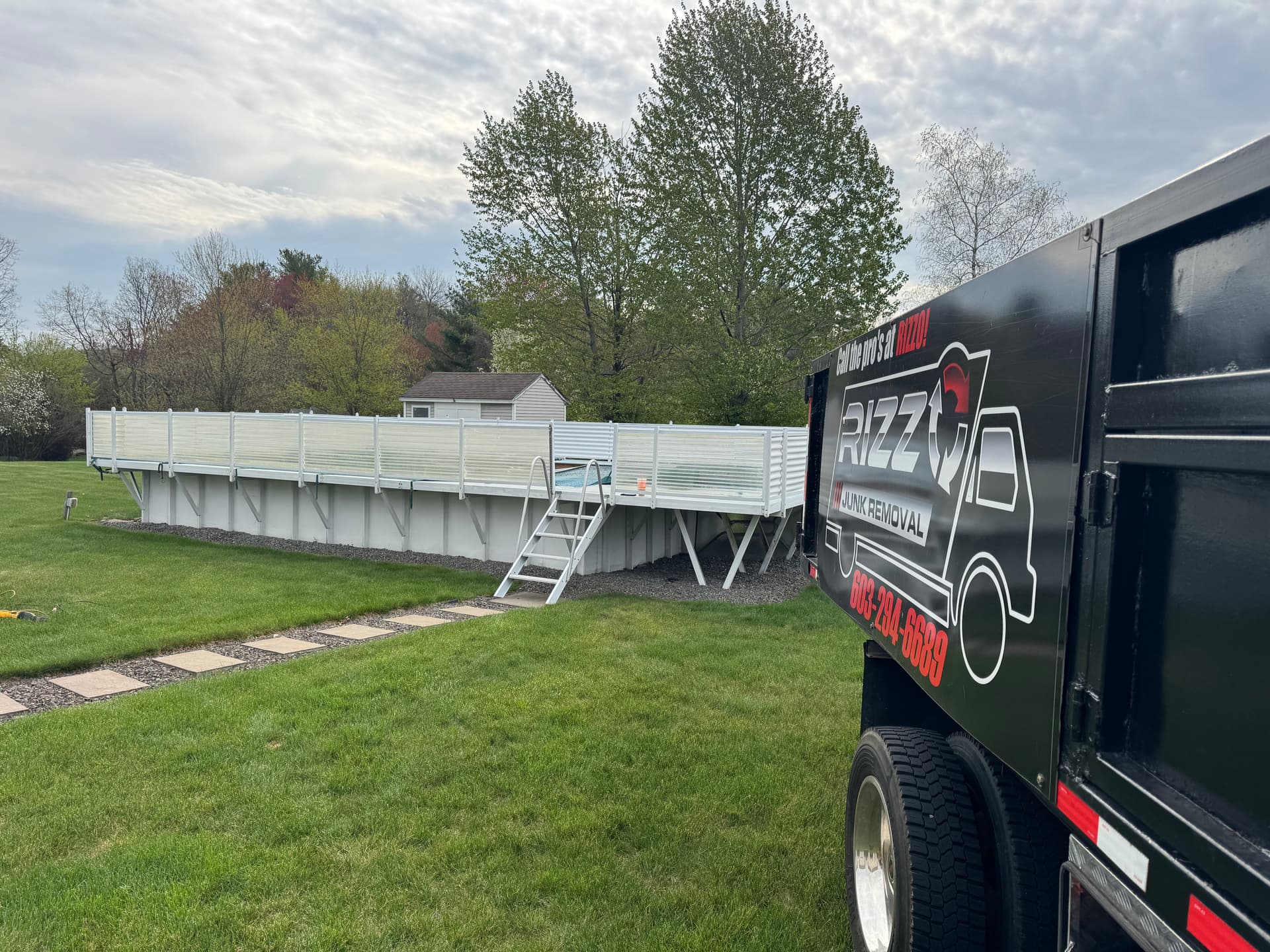 Above Ground Pool Teardown and Full Haul Away in Litchfield image
