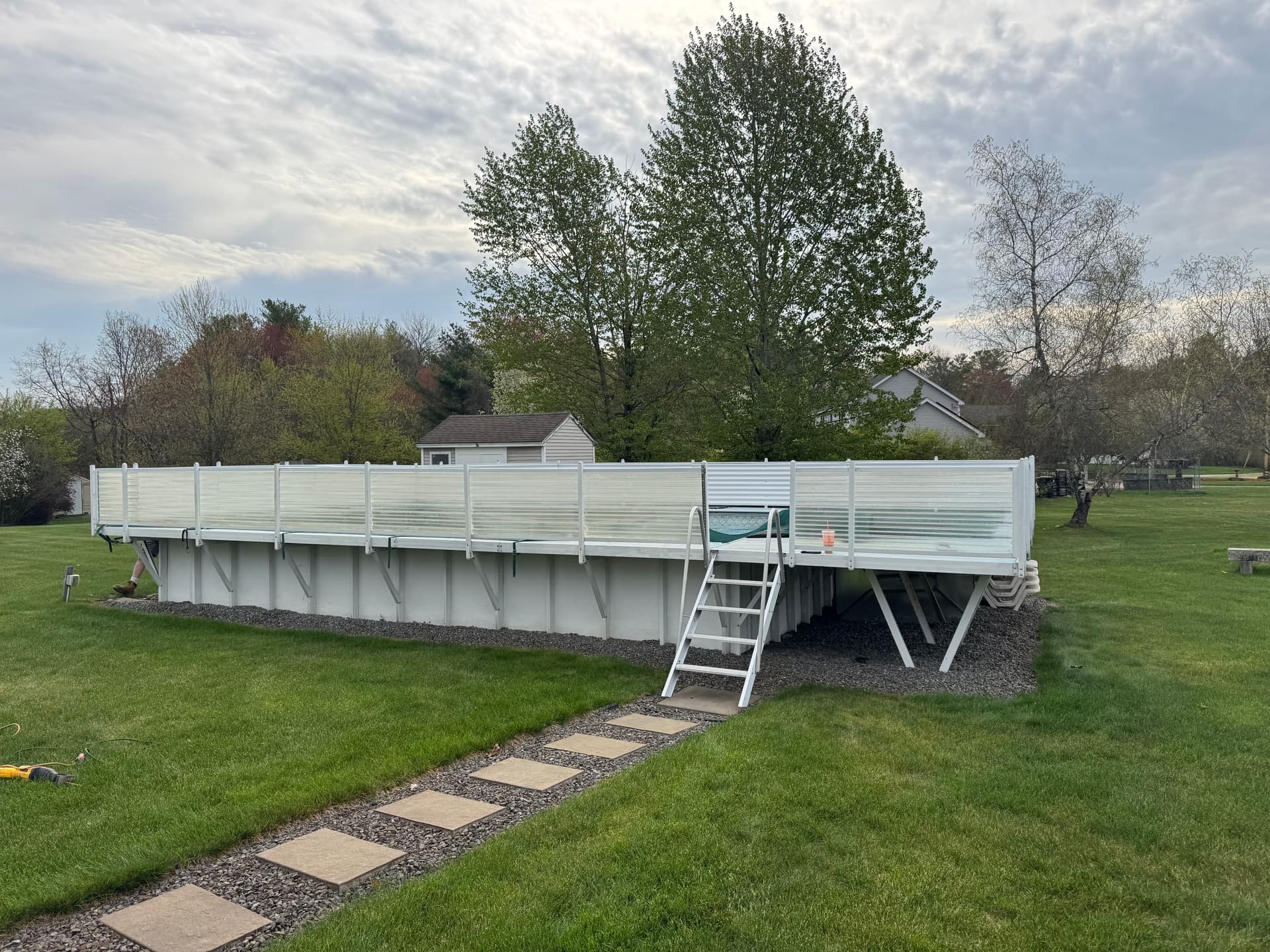 Gallery photos for Above Ground Pool Teardown and Full Haul Away in Litchfield: Image #1