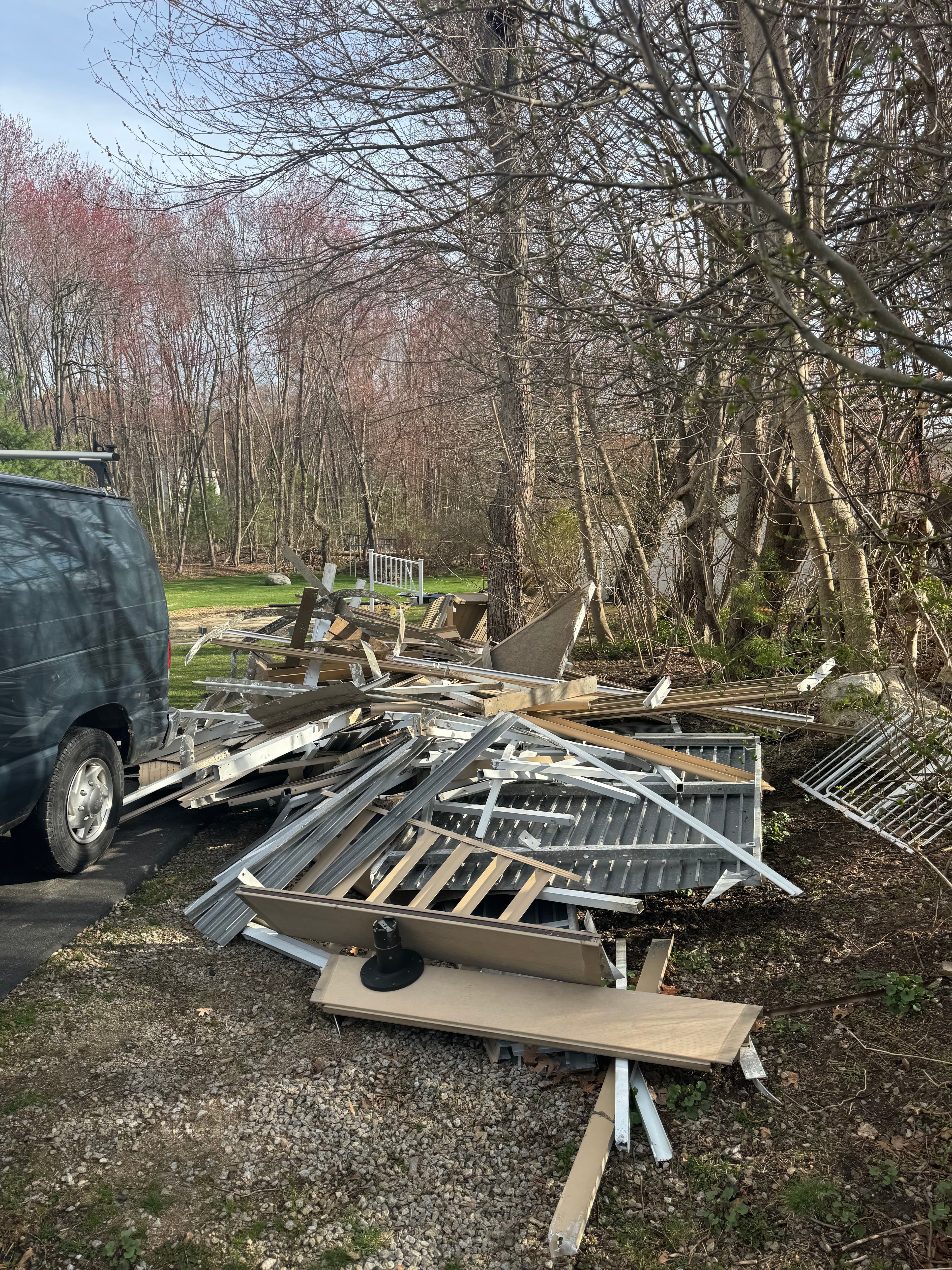 Project Pool Demolition Debris Hauled Away Clean in Nashua NH image