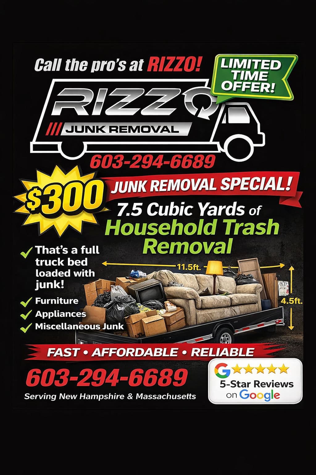 Project Incredible Junk Removal Special in Nashua! image