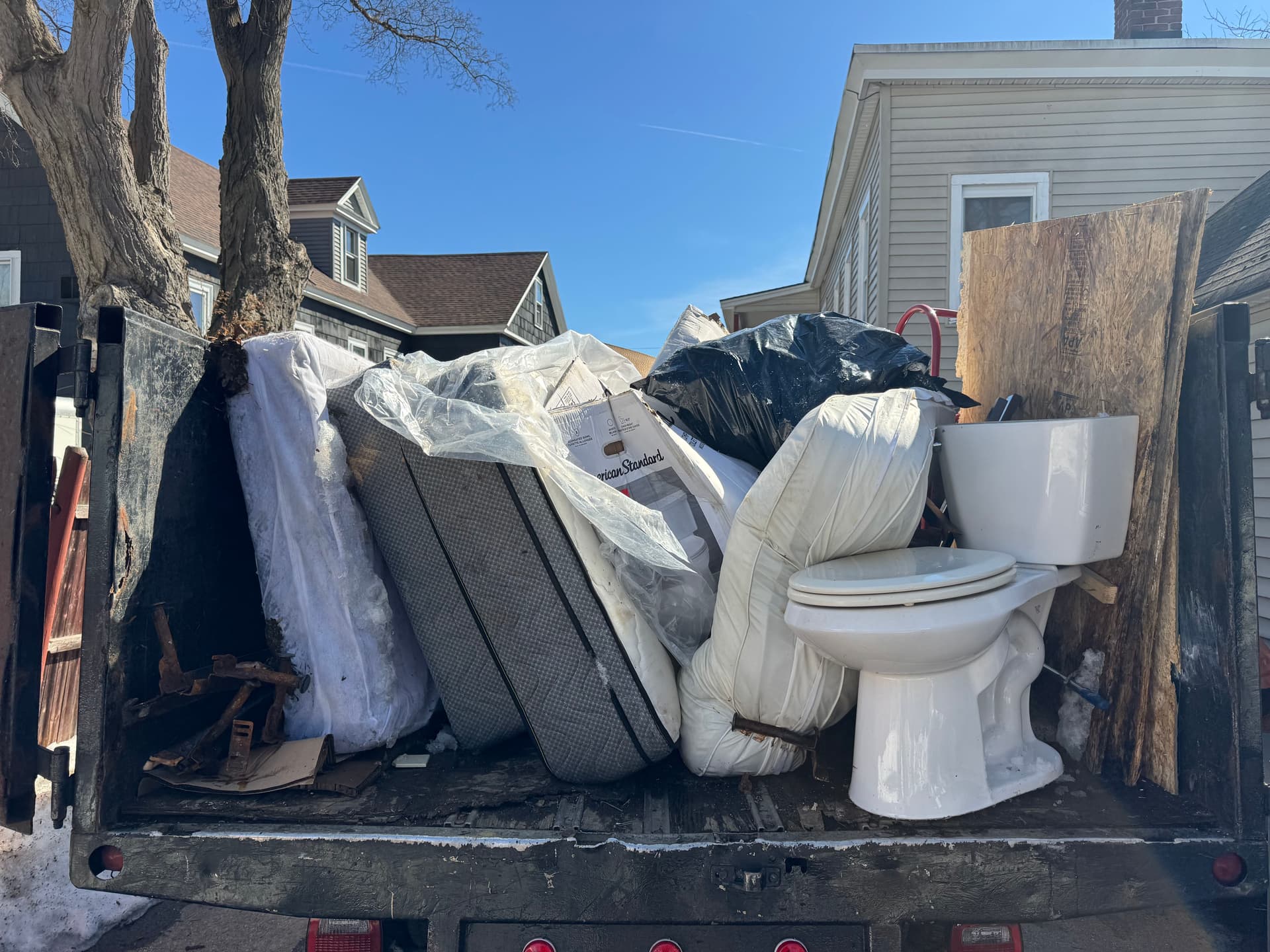 Gallery photos for Clearing Space in Hudson: Junk Removal Success: Image #1