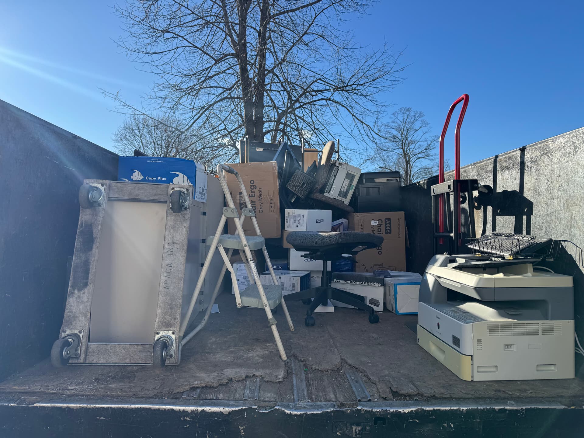 Gallery photos for Efficient Junk Removal from Bedford NH Law Office: Image #1