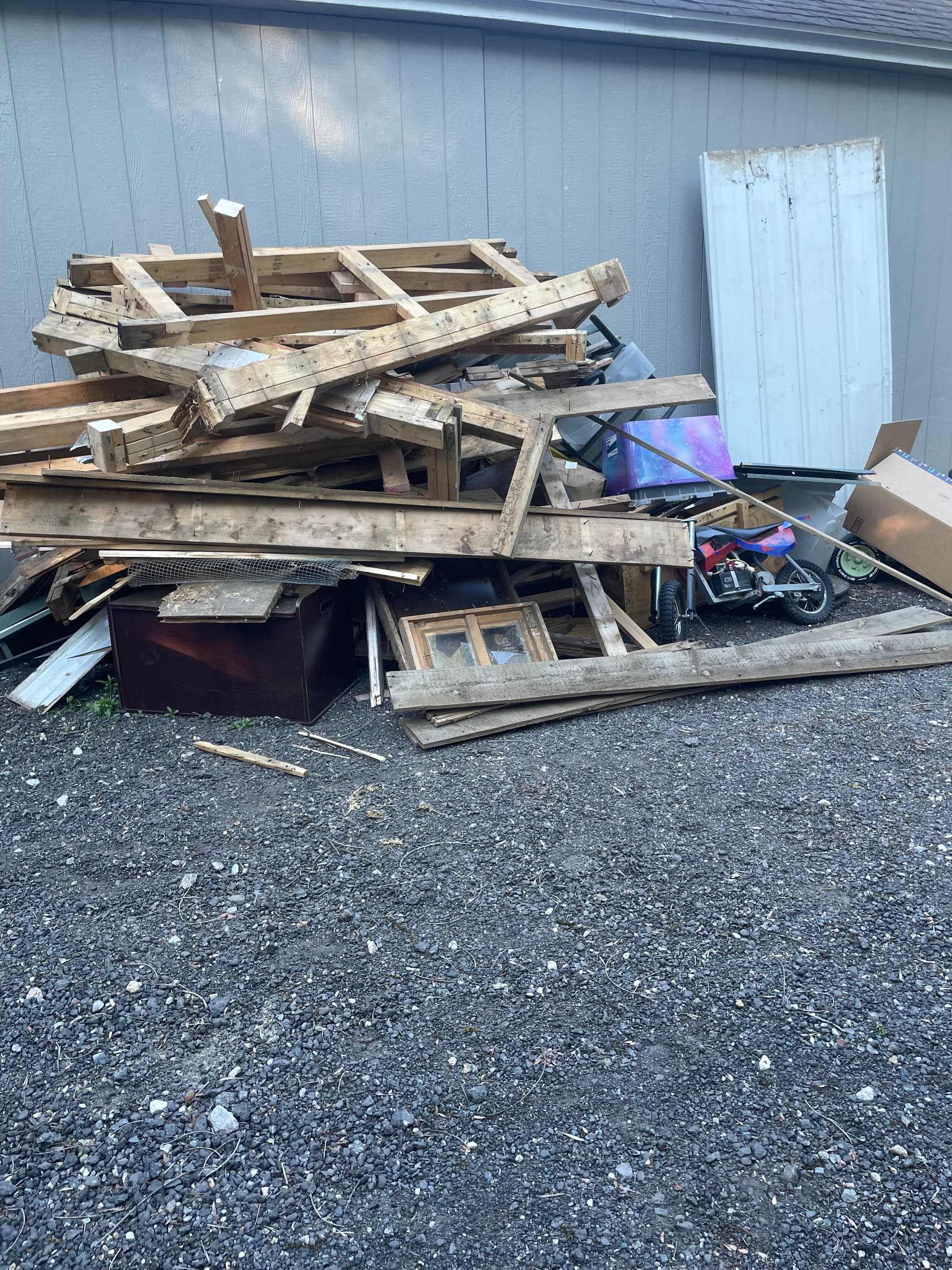 Gallery photos for Demo Debris and Household Junk Hauled Away in Hudson NH: Image #1