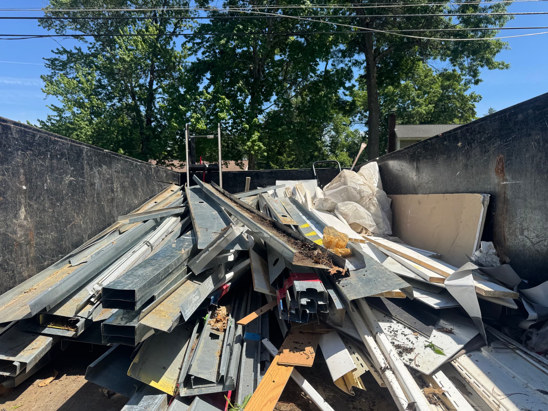 Gallery photos for Pelham NH Backyard Construction Debris Cleared Out: Image #5