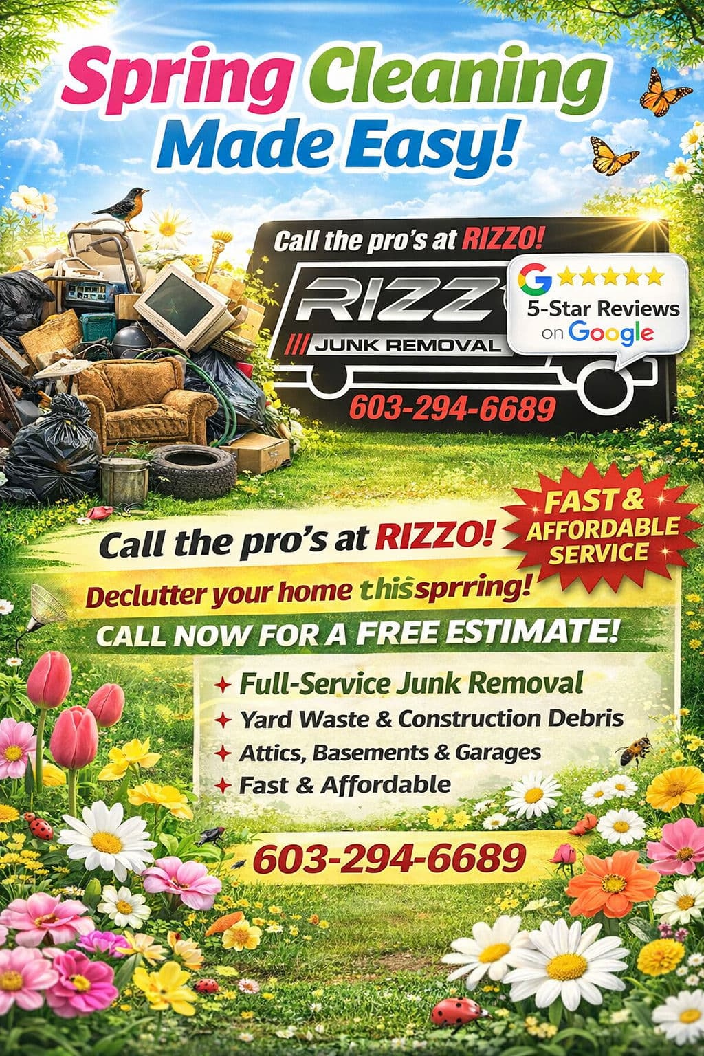 Project Spring Cleaning Simplified with Rizzo Junk Removal image