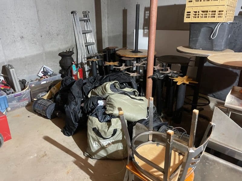 Gallery photos for Efficient Basement Cleanout at Brookline Restaurant: Image #2