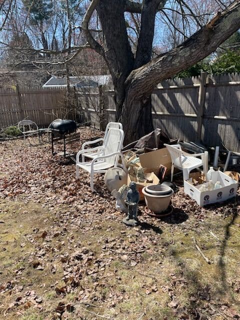 Backyard Junk Removal in Londonderry, NH image