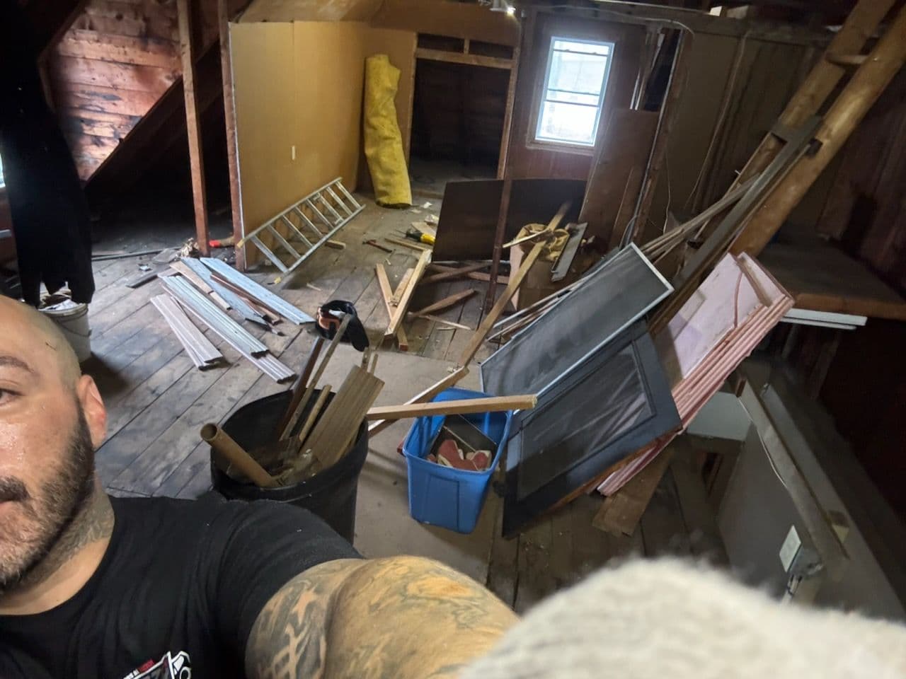 Derry NH Attic Junk Removal Success