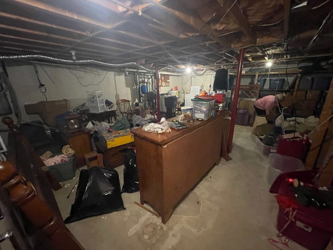 Basement Transformation with Rizzo Junk Removal image