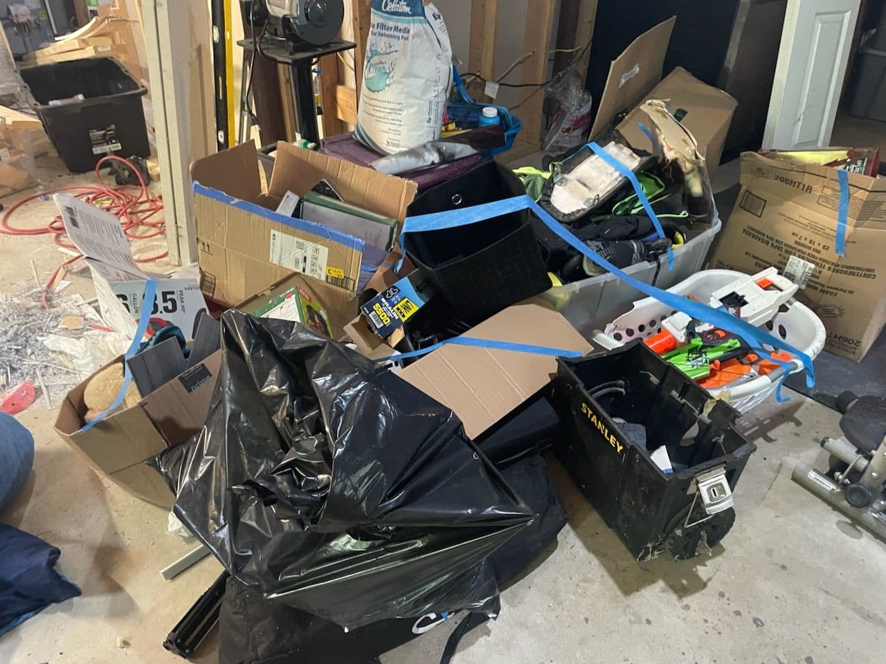 Basement Transformation from Clutter to Clean image