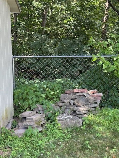 Backyard Transformation with Junk Removal in Nashua image