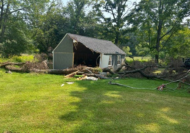 Shed Demolition Success in Groton image