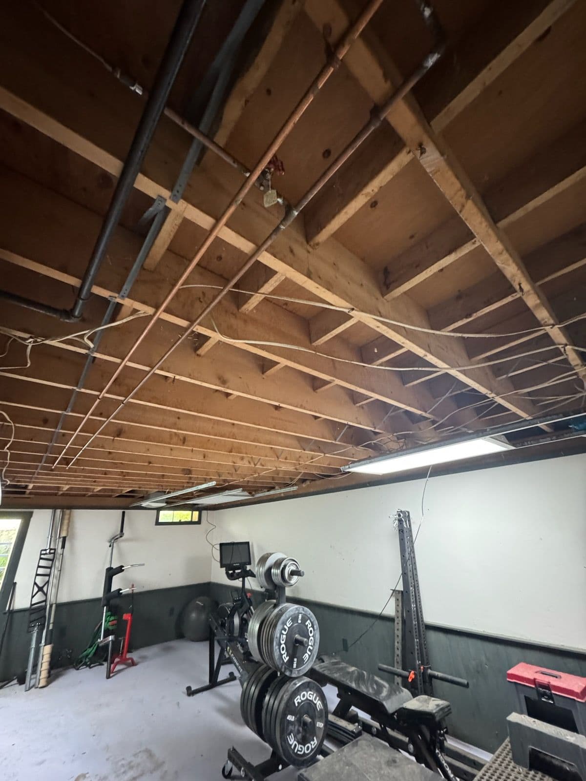 Gallery photos for Basement Transformation for Dream Home Gym: Image #1