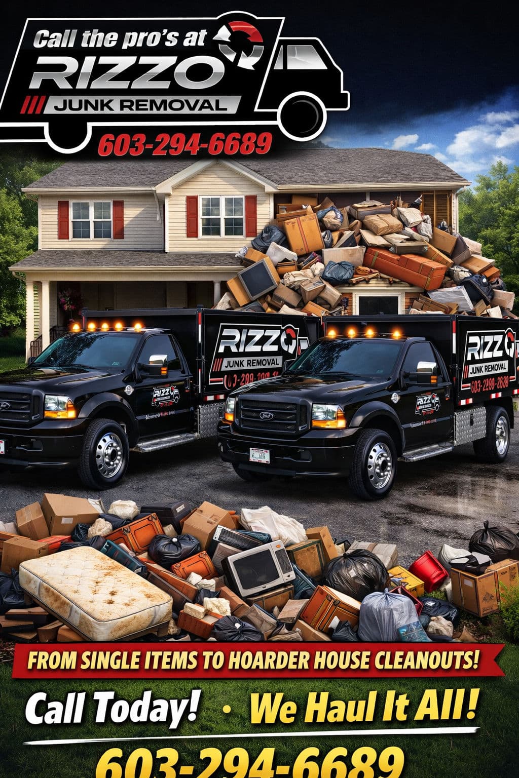 Clutter Be Gone with Rizzo Junk Removal image