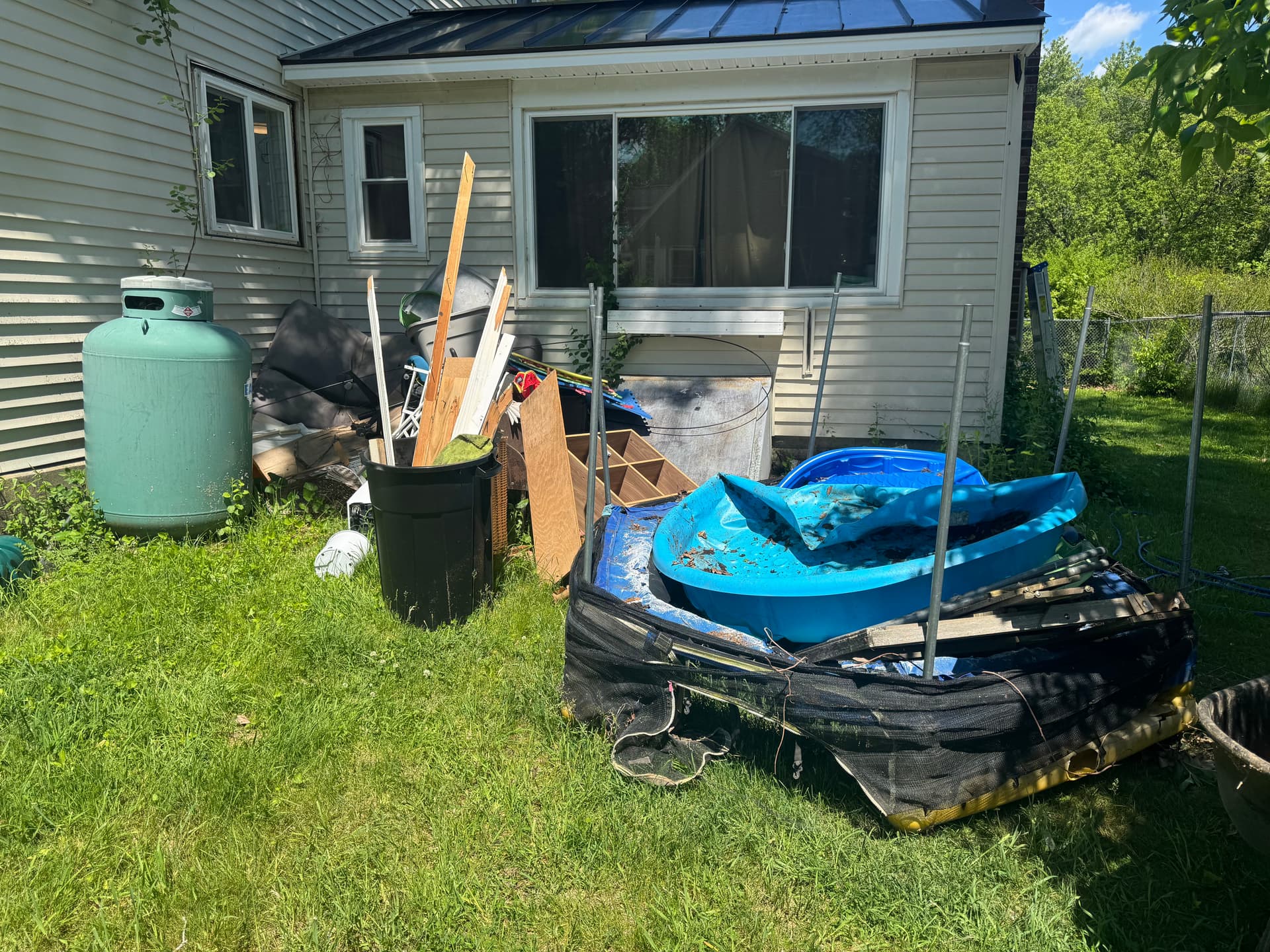 Backyard Junk Removal Clears Out Years of Buildup in Hudson NH image