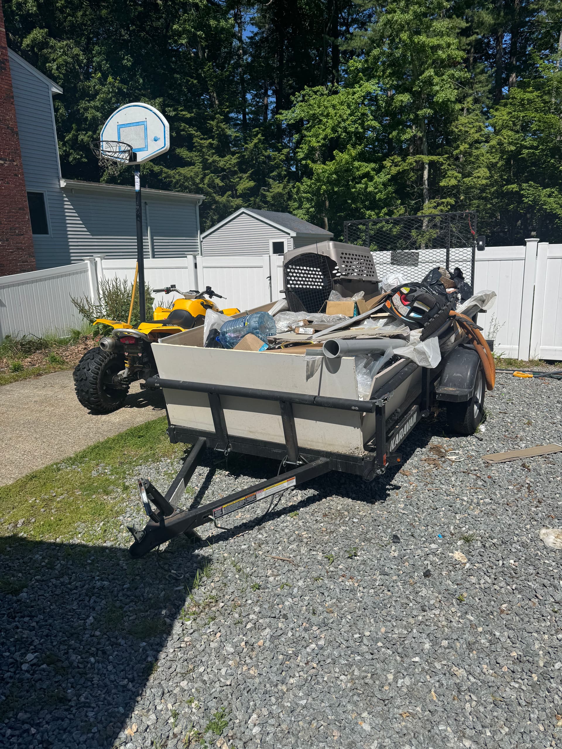 Trailer Cleanout and Junk Removal for a Nashua Homeowner image
