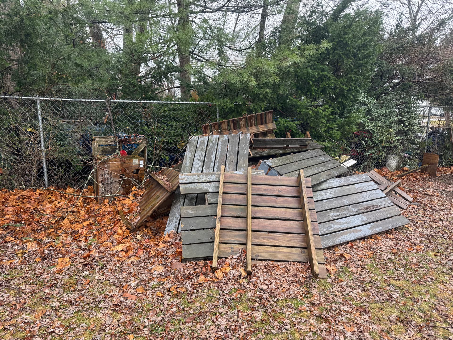 Old Deck Demolition and Backyard Debris Hauled Away in Nashua image