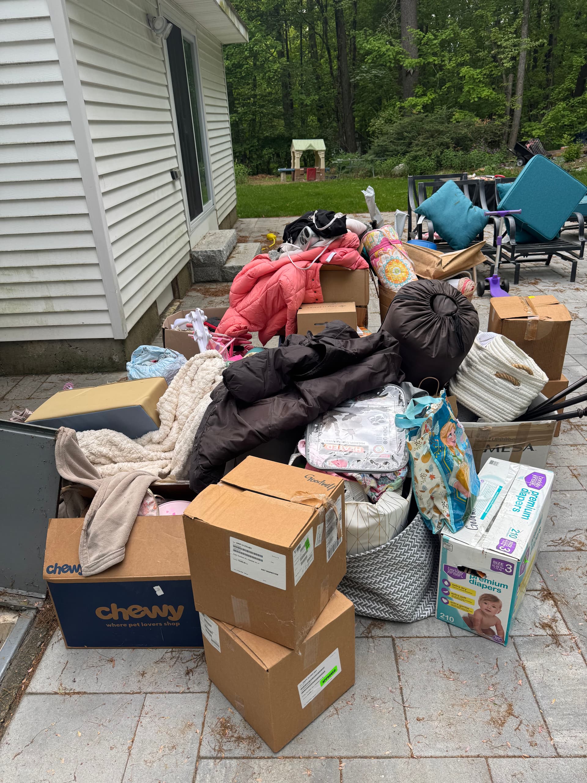 Basement Cleanout and Pool Removal in Hudson NH image